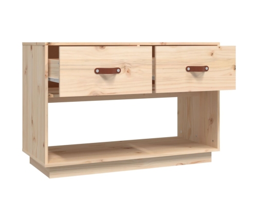 Mueble de TV de madera maciza de pino 90x40x60 cm