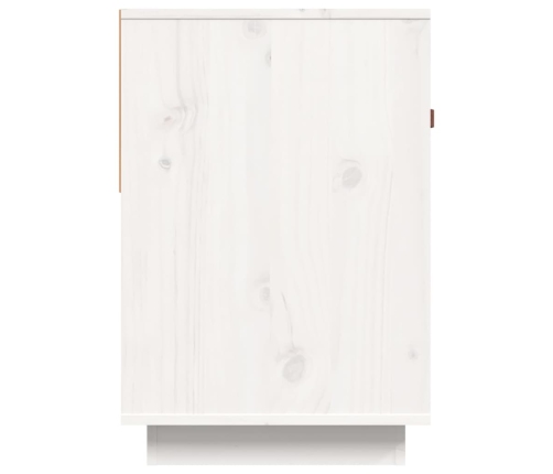 Mueble para TV madera maciza de pino blanco 90x40x60 cm