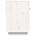 Mueble para TV madera maciza de pino blanco 90x40x60 cm