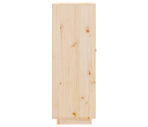 Botellero de madera maciza de pino 45x34x100 cm