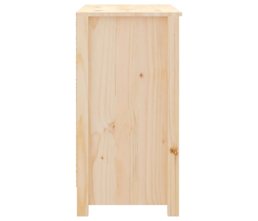 vidaXL Estantería madera maciza de pino 80x35x68 cm