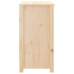 vidaXL Estantería madera maciza de pino 80x35x68 cm