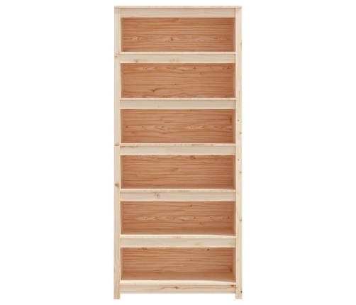 Estantería madera maciza de pino 80x35x183 cm