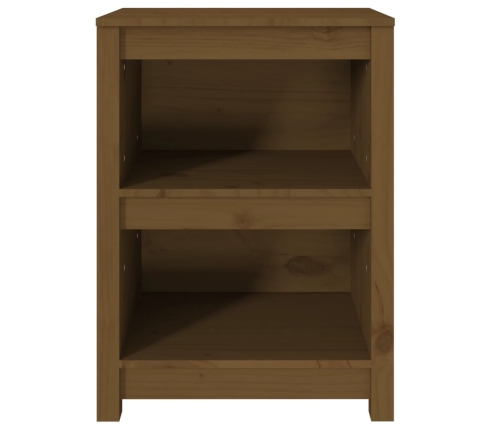 Estantería madera maciza de pino marrón miel 50x35x68 cm