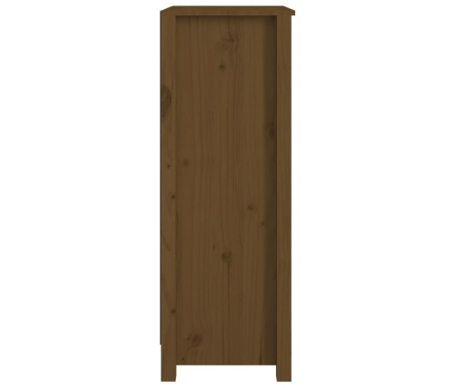 vidaXL Estantería madera maciza de pino marrón miel 50x35x97 cm