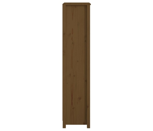 Estantería madera maciza de pino marrón miel 50x35x154 cm