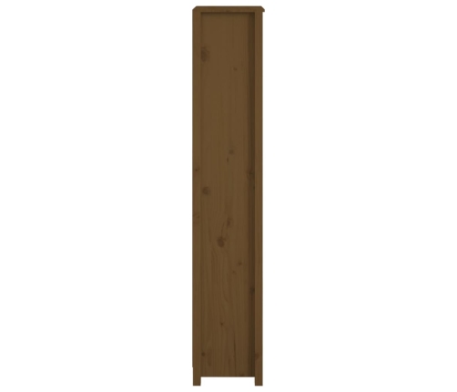 Estantería madera maciza de pino marrón miel 50x35x183 cm