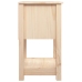 Mesita de noche madera maciza de pino 40x35x61,5 cm