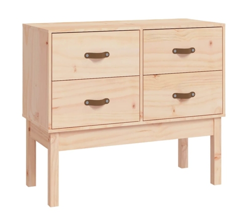 Mueble consola de madera maciza de pino 90x40x78 cm