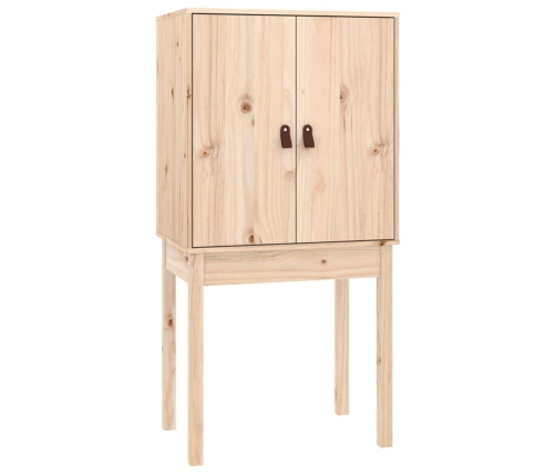 Aparador alto de madera maciza de pino 60x40x120 cm