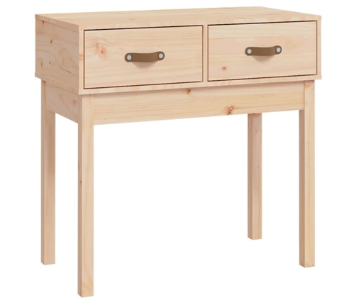 Mesa consola madera maciza de pino 76,5x40x75 cm