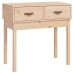 Mesa consola madera maciza de pino 76,5x40x75 cm