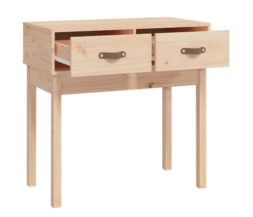 Mesa consola madera maciza de pino 76,5x40x75 cm