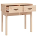 Mesa consola madera maciza de pino 76,5x40x75 cm