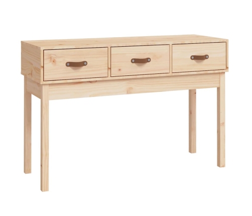 Mesa consola madera maciza de pino 114x40x75 cm