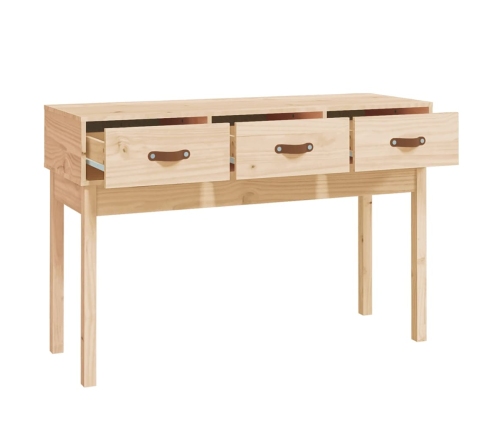 Mesa consola madera maciza de pino 114x40x75 cm