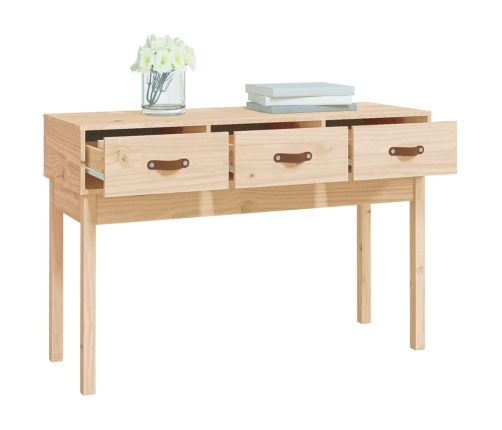 Mesa consola madera maciza de pino 114x40x75 cm