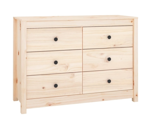 Aparador de madera maciza de pino 100x40x72 cm