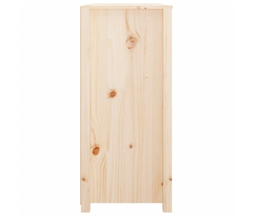 Armario auxiliar de madera maciza de pino 100x40x90 cm