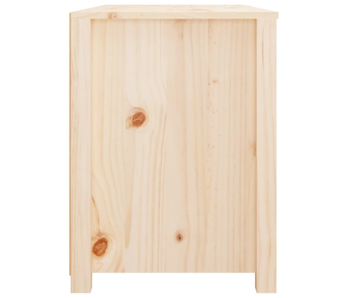 Armario auxiliar de madera maciza de pino 100x40x54 cm