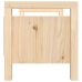 Banco de recibidor madera maciza de pino 80x40x43 cm