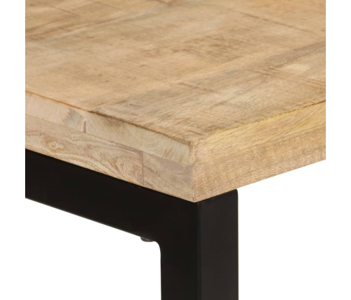 Mesa de comedor madera maciza de mango 110x50x76 cm