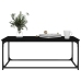 Mesa de centro madera contrachapada y hierro negro 102x50x40 cm