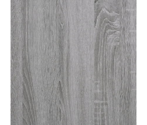 vidaXL Mesa de centro madera y hierro gris Sonoma 102x50x40 cm