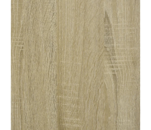 Mesa auxiliar madera contrachapada roble Sonoma 55x38x45 cm