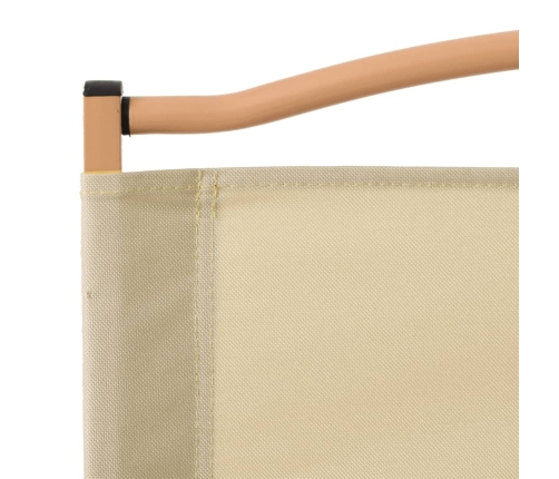 Sillas de camping 2 uds tela Oxford beige 54x43x59 cm