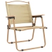 Sillas de camping 2 uds tela Oxford beige 54x55x78 cm