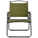 Sillas de camping 2 uds tela Oxford verde 54x55x78 cm