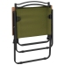 Sillas de camping 2 uds tela Oxford verde 54x55x78 cm