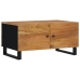 vidaXL Mesa de centro madera maciza acacia y contrachapada 80x50x40 cm