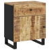 vidaXL Mesita de noche madera mango madera contrachapada 50x33x60 cm