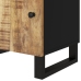 vidaXL Mesita de noche madera mango madera contrachapada 50x33x60 cm