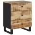 vidaXL Mesita de noche madera mango madera contrachapada 50x33x62 cm