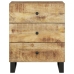 vidaXL Mesita de noche madera mango madera contrachapada 50x33x62 cm