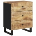 vidaXL Mesita de noche madera mango madera contrachapada 50x33x62 cm