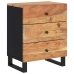 vidaXL Mesita de noche madera acacia madera contrachapada 50x33x62 cm