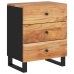 vidaXL Mesita de noche madera acacia madera contrachapada 50x33x62 cm