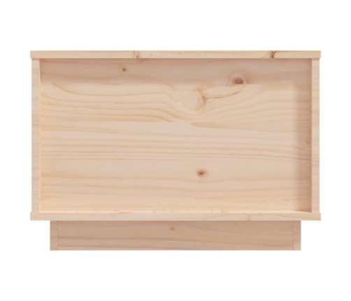 Mesa de centro de madera maciza de pino 40x50x35 cm