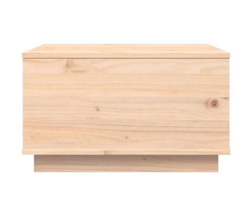 Mesa de centro de madera maciza de pino 60x50x35 cm