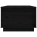 Mesa de centro de madera maciza de pino negro 100x50x35 cm