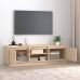 Mueble de TV de madera maciza de pino 140x35x40 cm