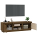 Mueble de TV madera maciza de pino marrón miel 140x35x40 cm