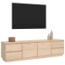 vidaXL Mueble de TV de madera maciza de pino 176x37x47,5 cm