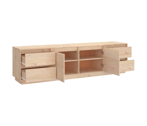 vidaXL Mueble de TV de madera maciza de pino 176x37x47,5 cm