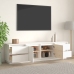 Mueble de TV madera maciza de pino blanco 176x37x47,5 cm