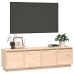 Mueble de TV de madera maciza de pino 156x37x45 cm